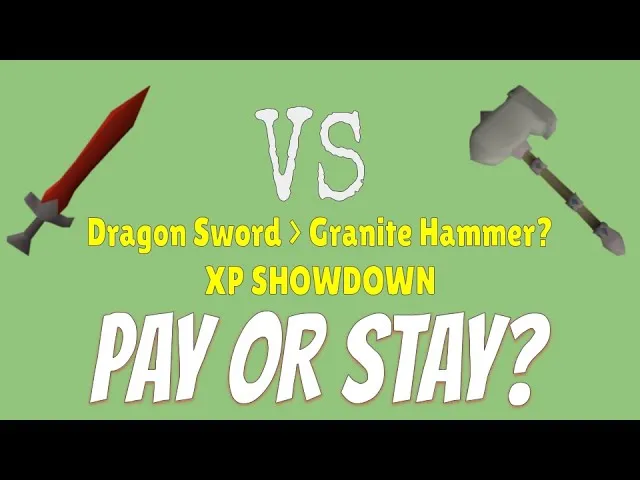 OSRS Granite Longsword vs Rune Scimitar: Which One Should You Choose?