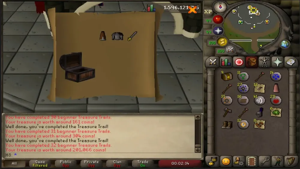 Opening 30 new beginner clue caskets and selling the loot Good loot 