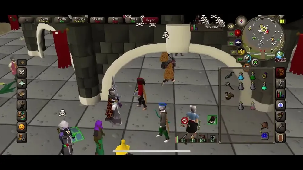 Osrs mobile pking in 300m gear  YouTube
