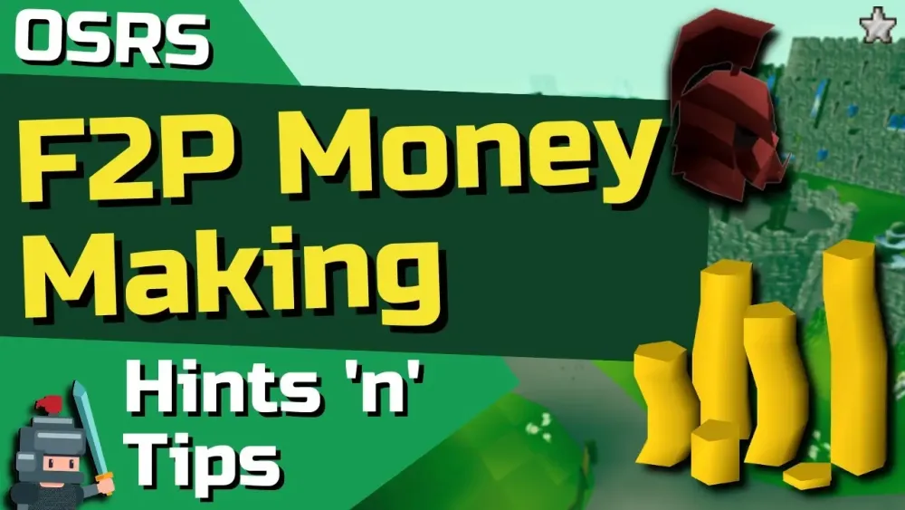Best OSRS MONEY MAKING Guide for F2P Ironmen 2021  YouTube