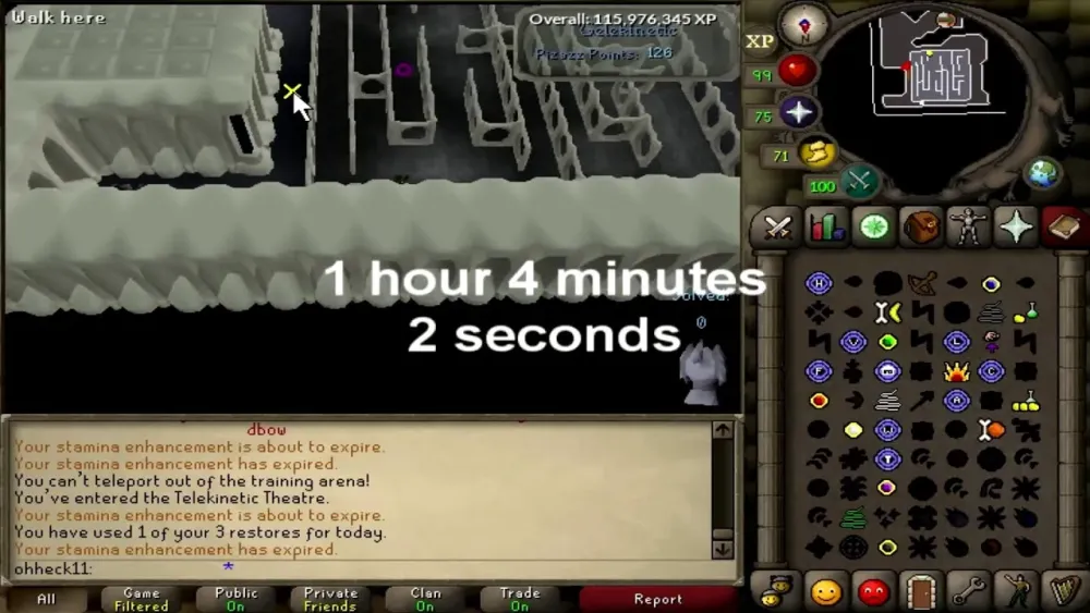 How long it used to take to unlock Bones to Peaches for Lumbridge hard 