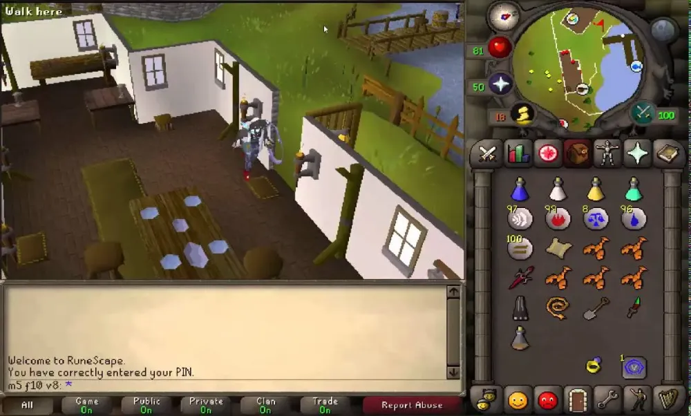 Osrs hard clue Blow a raspberry in the Fishing Guild bank Beware of 