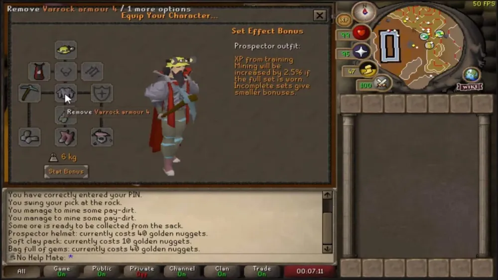 OSRS Mining Full Guide 2023 In GoldenEye Vault