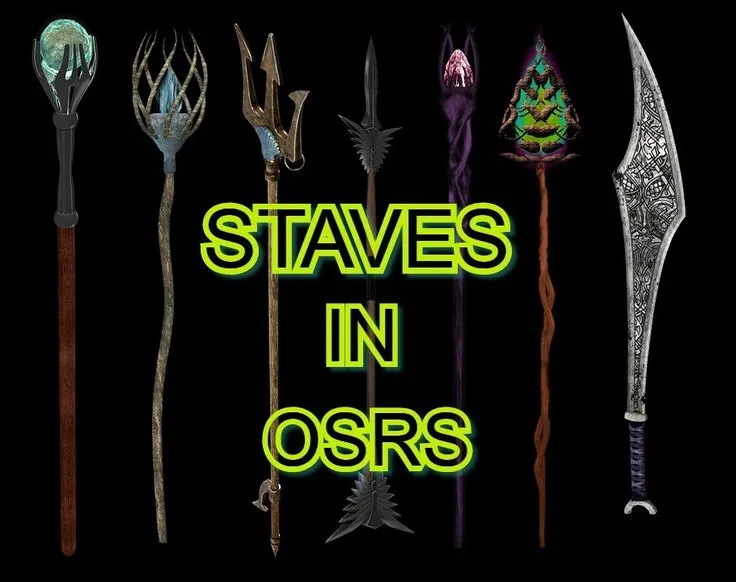 The Best Staves in OSRS  The Game of Nerds  Old school runescape 