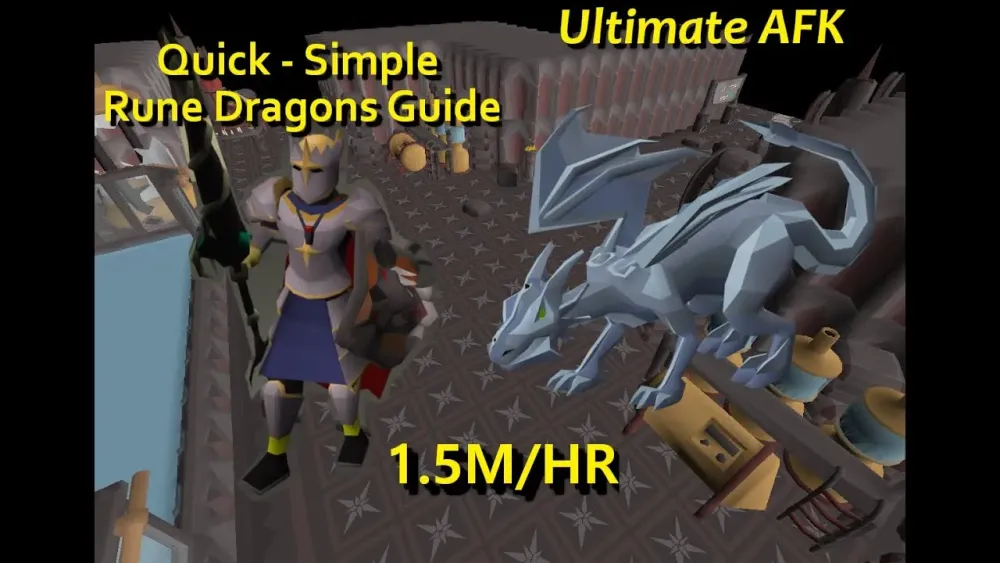 OSRS  Quick and Simple Ultimate AFK Rune Dragons Guide 2021 15mhr 