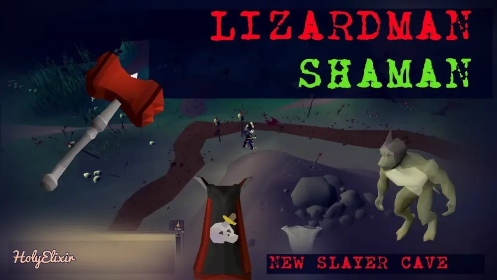 OSRS  Slayer Lizardman Shaman New Slayer Cave  60 killstrip   YouTube