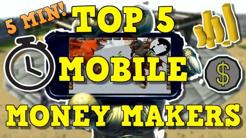 OSRS Top 5 AFK Mobile Money Making Methods  AFK Money Making Guide 
