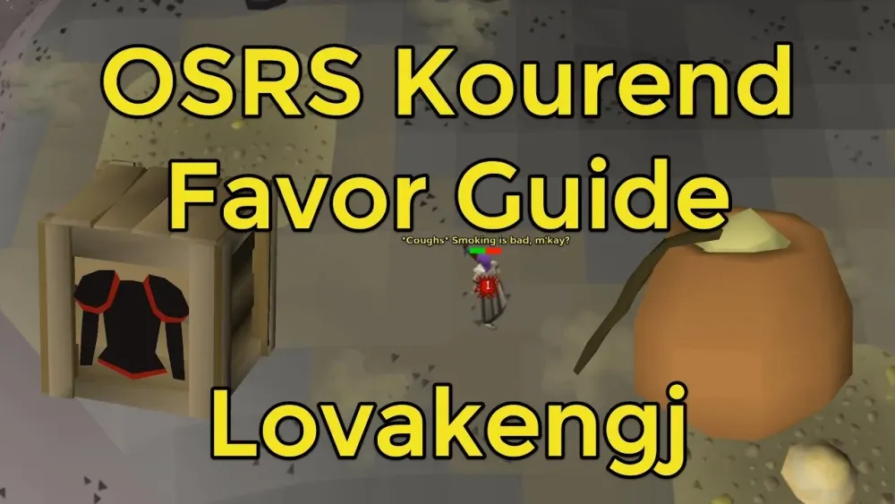 OSRS Lovakengj Favor Guide YouTube