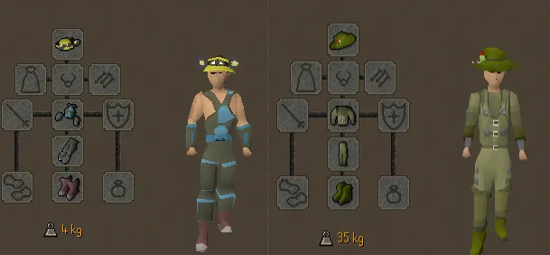 Why is the anglers outfit so heavy Prospectors for comparison Power 