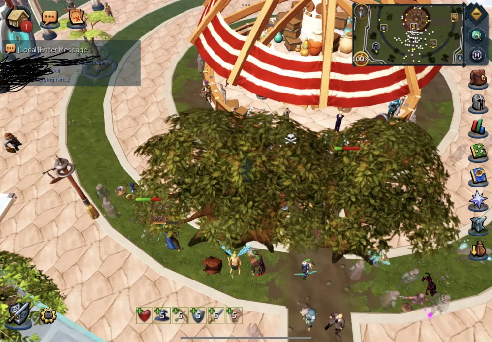Ring of Trees disruptive Behavior  rrunescape