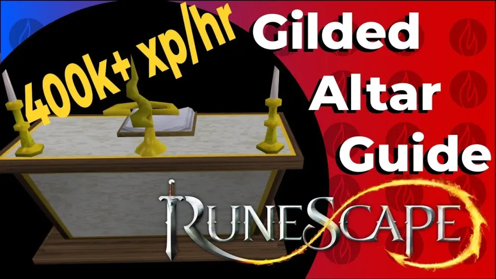 Runescape 3  Gilded Altar Prayer Guide  400kxphr  YouTube