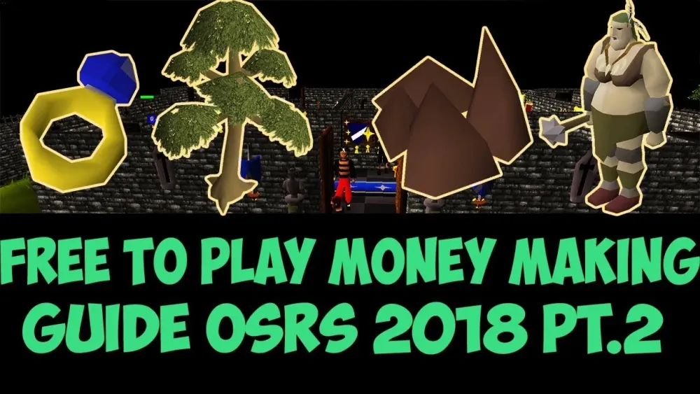 OSRS Free to play money making guide 2018 pt2  YouTube