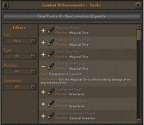 Ultimate Combat Achievement Guide for OSRS