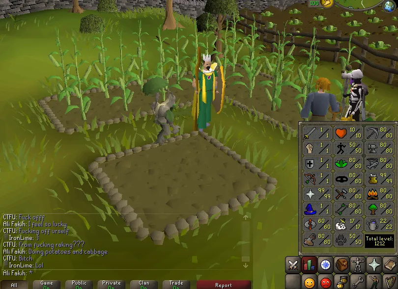 TANGLEROOT LVL 21 FARMING   rrunescape