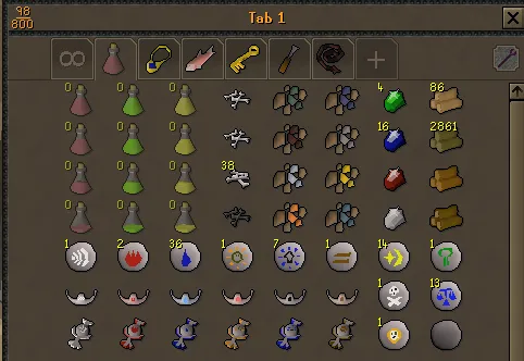 F2P osrs bank tab  rBankTabs