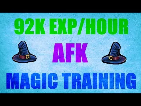 AFK 92K EXPH Magic Training Guide Oldschool Runescape 2007  OSRS 