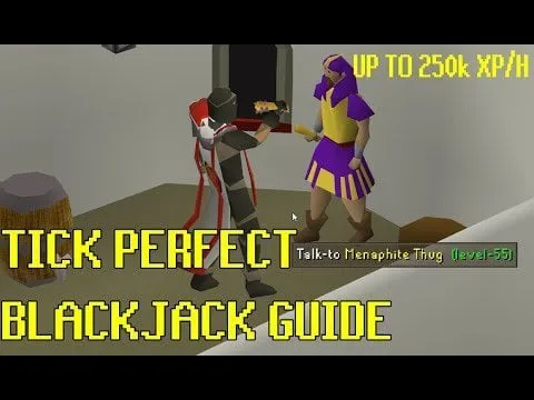 Easy way of doing blackjacking guide  r2007scape