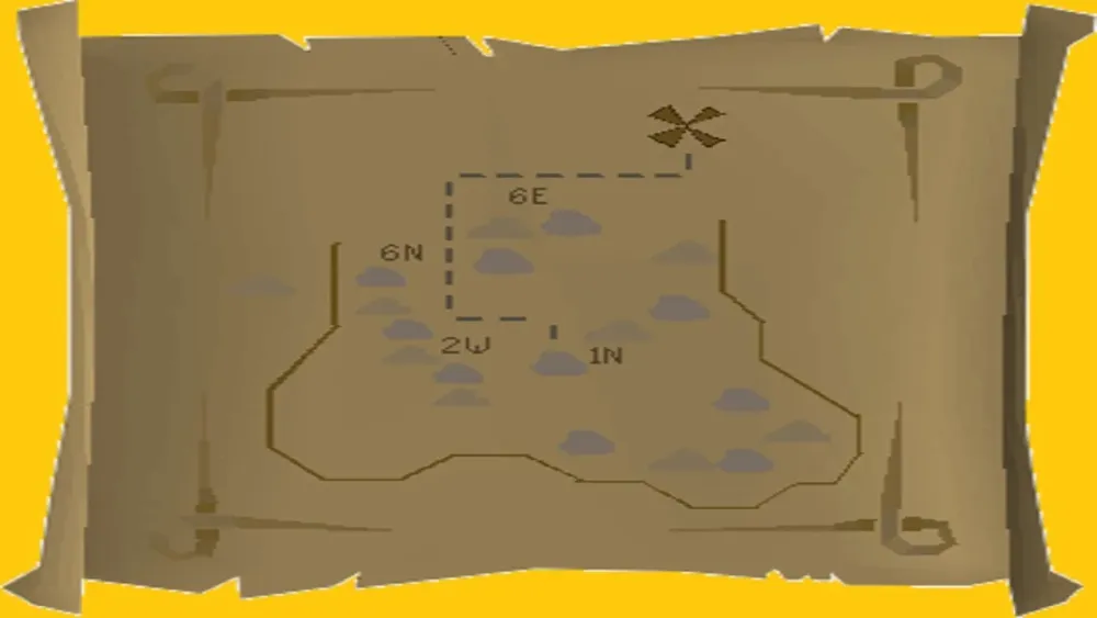 Mine Map Dig Location Beginner Clue Scroll OSRS Old School RuneScape 