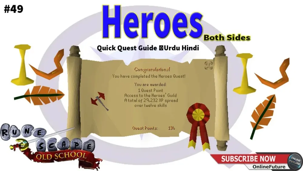 OSRSHow To Complete Heroes Quest 2020 Both Sides Quick Quest Guide 