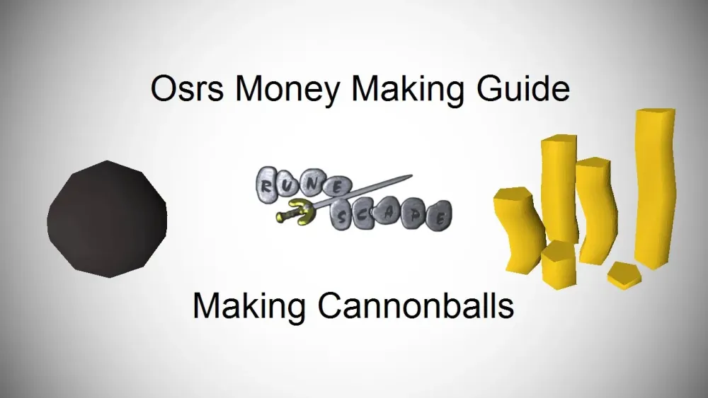 OSRS Cannonball Money making guide  YouTube