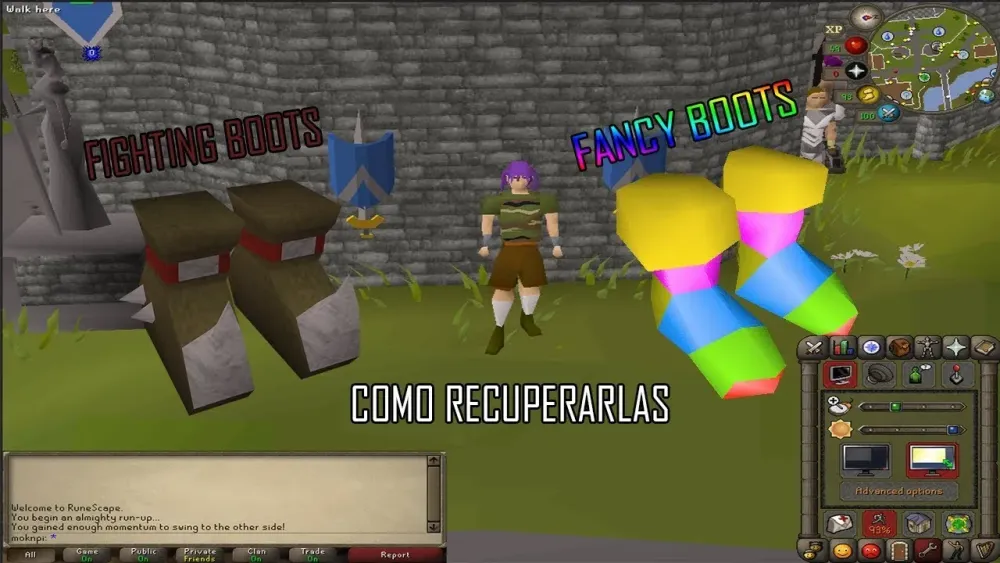 Tutorial Como Recuperar Las Fancy bootsFighting Boots  Oldschool 