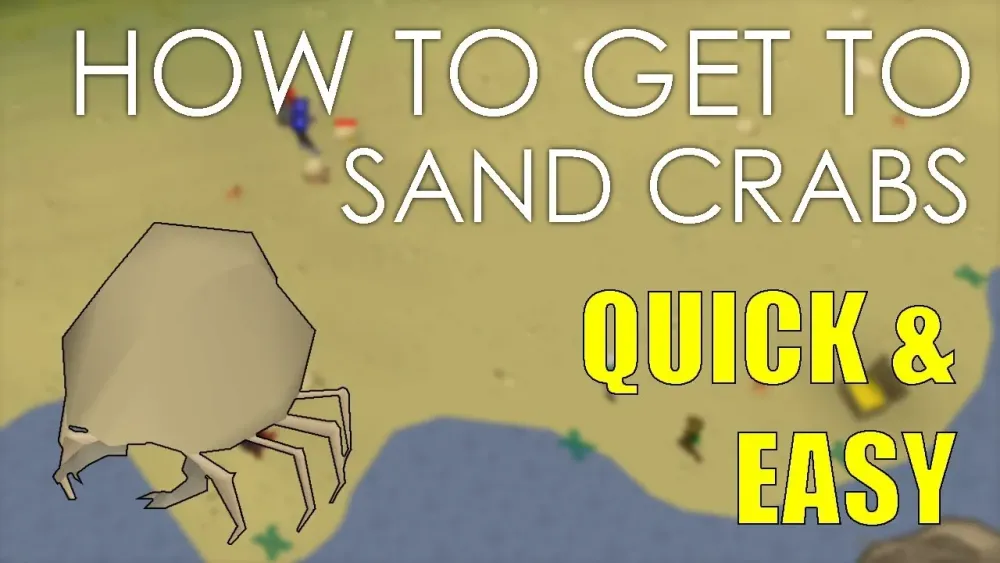 OSRS How to get to Sand Crabs QUICK AND EASY  YouTube