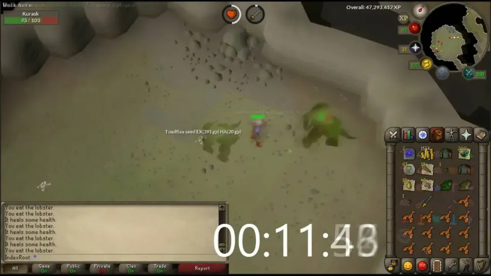 3 HOURS of KURASKS NEW DROP TABLE Over 1M PHR OSRS LOOT VID 