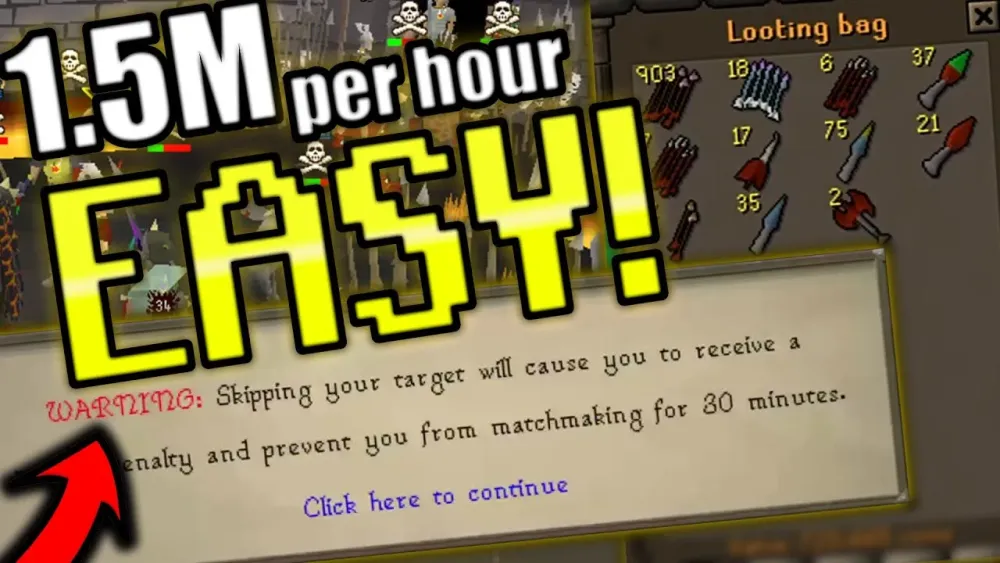 OSRS EASY Money Making BH PRINTS MONEY 15M PER HOUR NO FIGHTING 