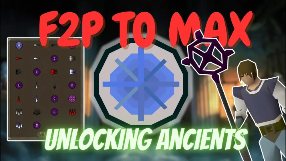 Unlocked Ancient Magicks  OSRS Progress Ep11  F2P to Max  YouTube