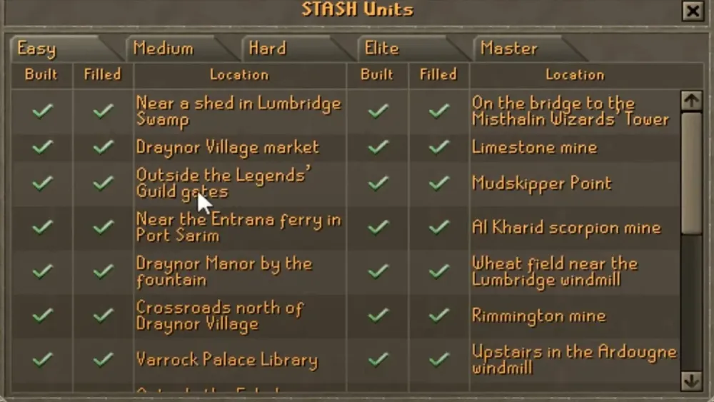 Osrs Updates 11316  IMPORTANT Poll Stash Unit Noticeboard Drop 