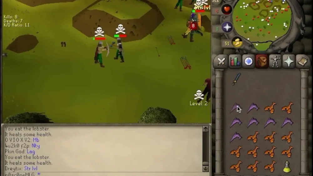 OSRS F2P RANGE 2H PKING MONTAGE  YouTube