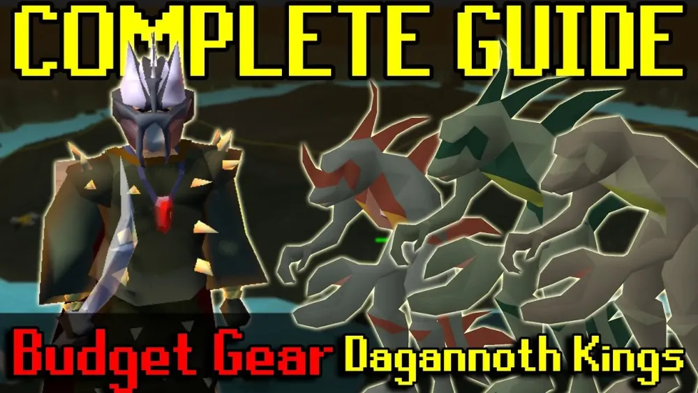 Dagannoth Kings Guide  Low budget Gear w Safespot  OSRS Old School 