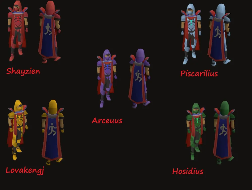 Which graceful outfit recolor suits agility capemax cape the most 