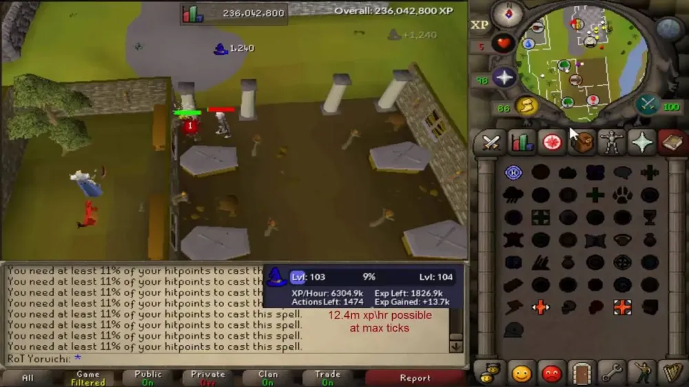 OSRS  74m Magic XPHR  Heal Other PATCHED  YouTube