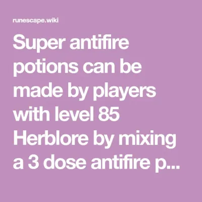 Ultimate Guide to Super Antifire Potions in OSRS