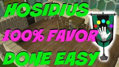 How to Achieve 15 Hosidius Favor in OSRS