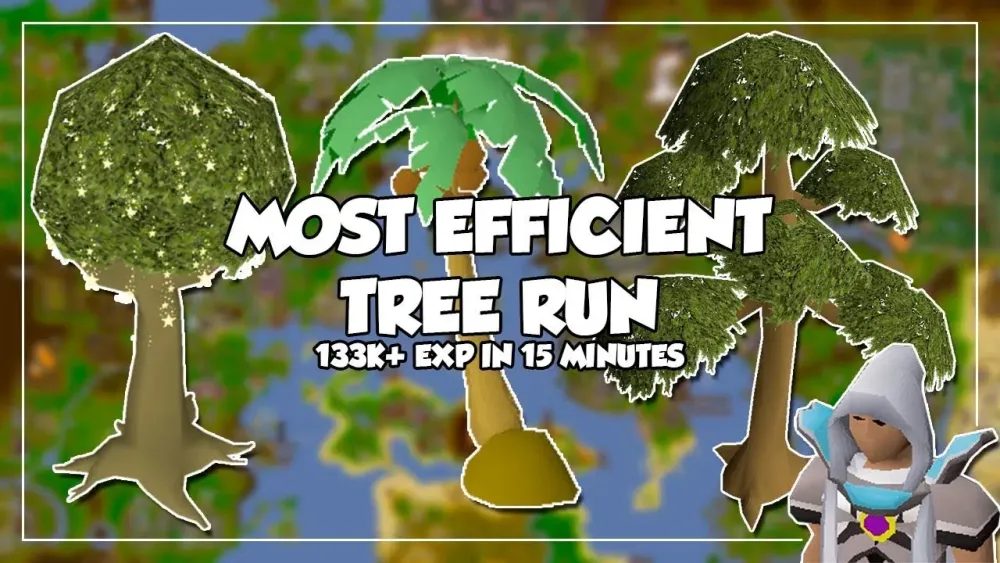 Most efficient tree run  Farming guide  Oldschool Runescape  Mobile 