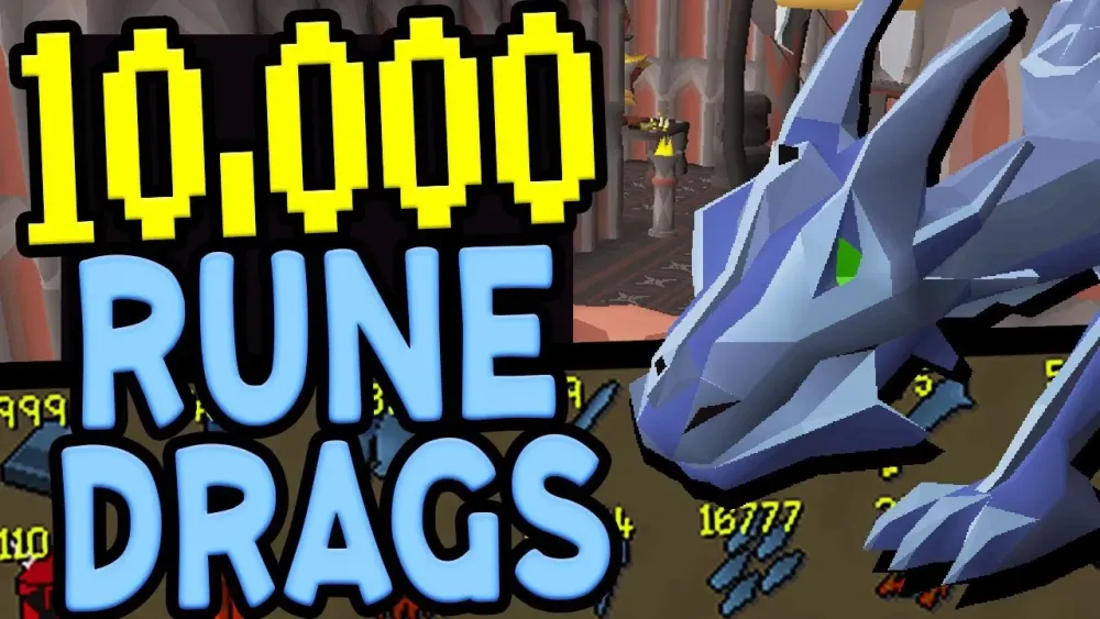 Loot From 10000 Rune Dragons OSRS  YouTube