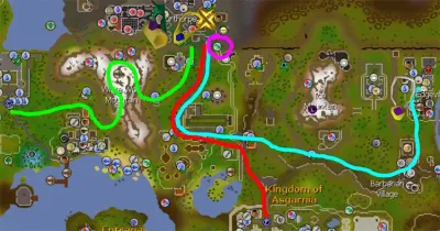 Discovering the Warriors Guild Location in OSRS