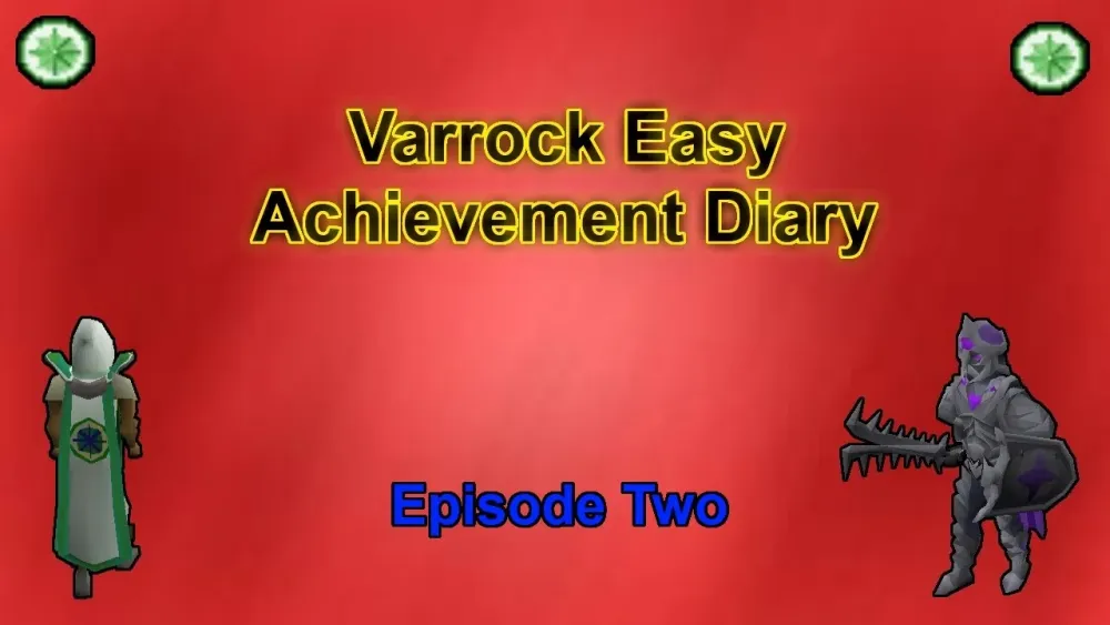 Oldschool Runescape Varrock Easy Achievement Diary  YouTube