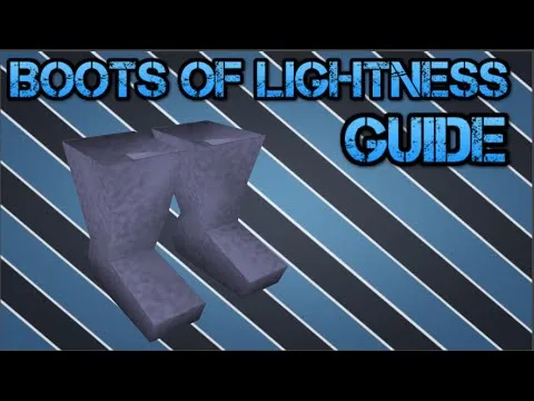 Old School RuneScape How to get boots of lightness HD OSRS 2007 