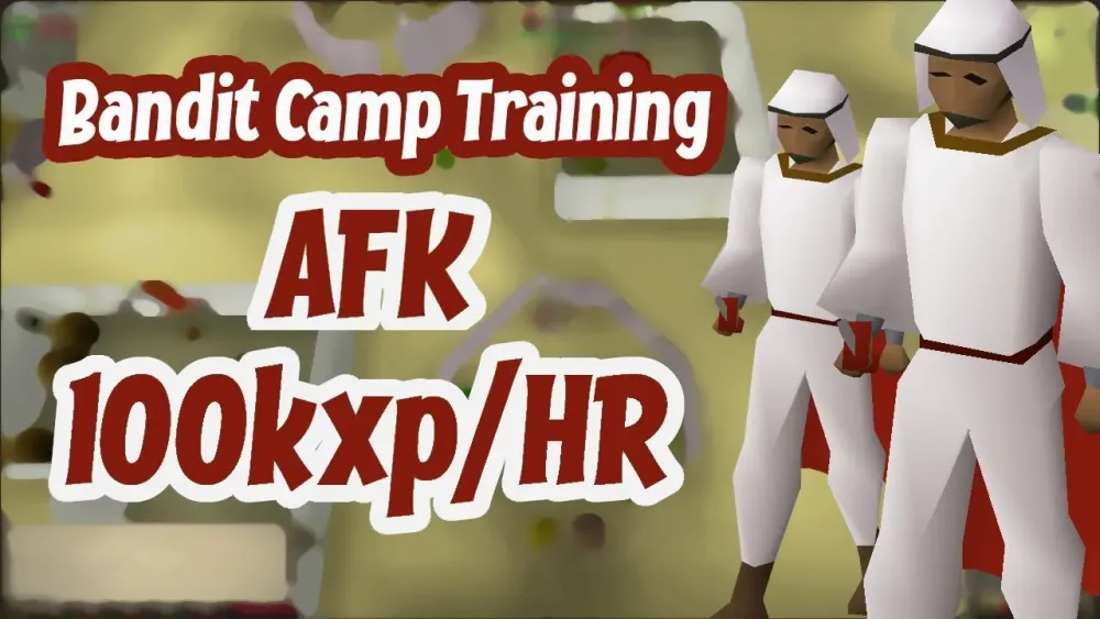 OSRS  Bandits Guide  Long Afk Method  100kxpHour Combat Training 