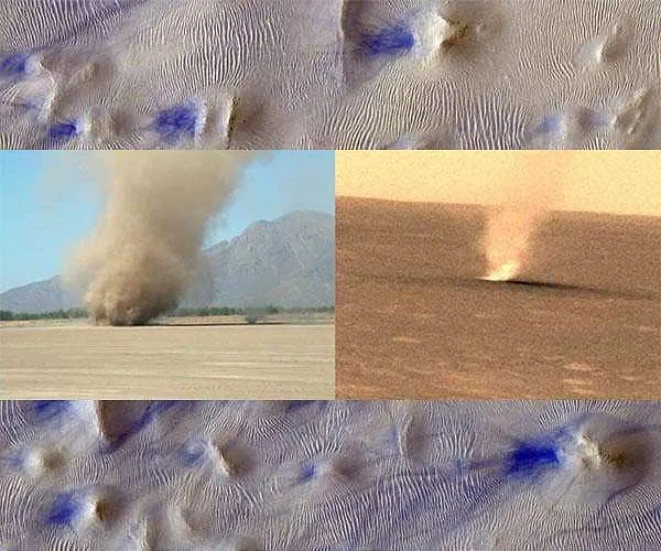 Martian dust devil analogues in the Mojave Desert ASA183