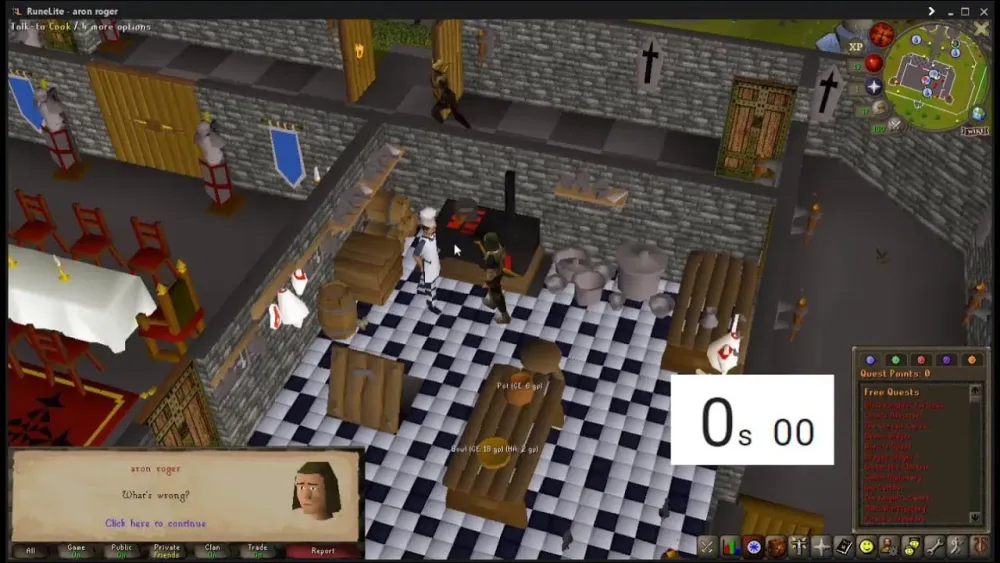 Cooks Assistant Quest Speedrun OSRS  YouTube