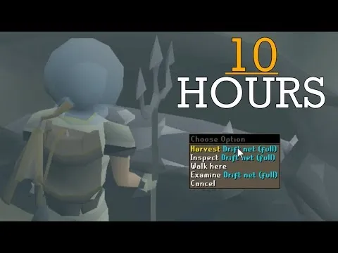 Loot from 10 hours of Drift net fishing Fossil island 2018  OSRS 