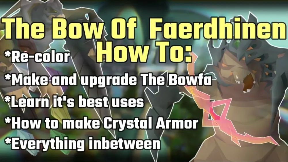 How To Make And Upgrade The Bow Of Faerdhinen Best Uses And Everything 