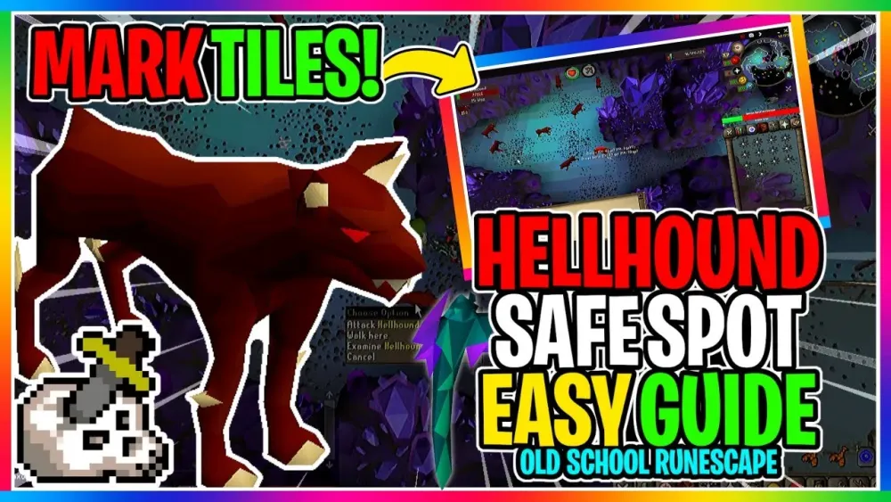 OSRS  How To Safe Spot Hellhounds In The Catacombs Of Kourend 