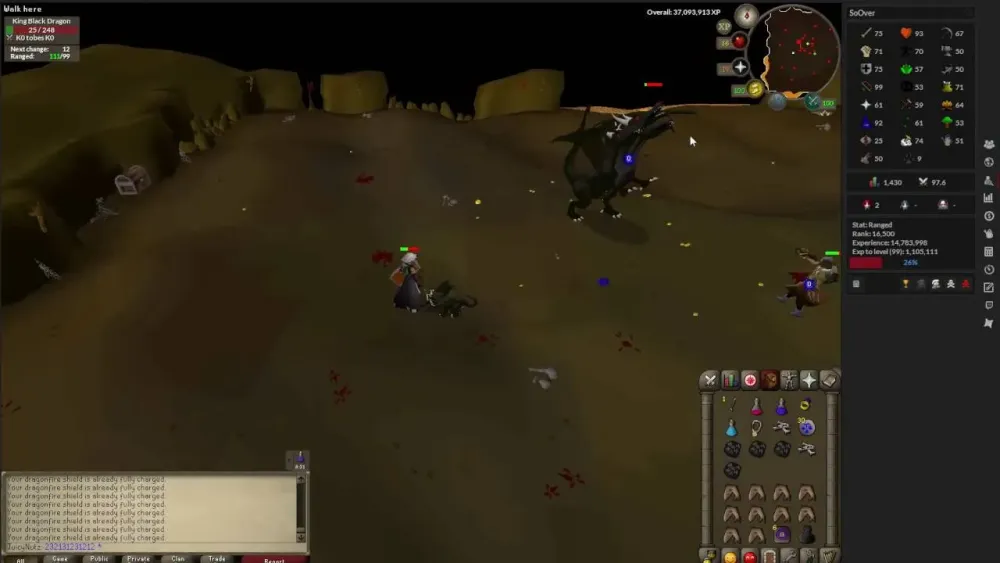 OSRS KING BLACK DRAGON DUO WITH K0 TOBES K0  YouTube