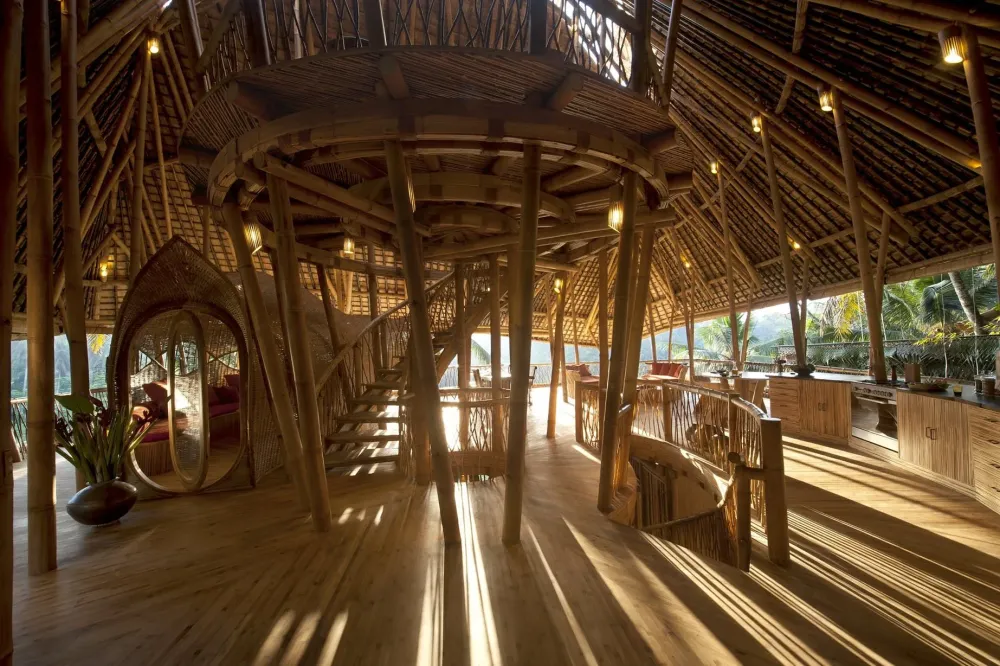 Green Village  Ibuku  Archinect  Bamboo architecture Bamboo house 