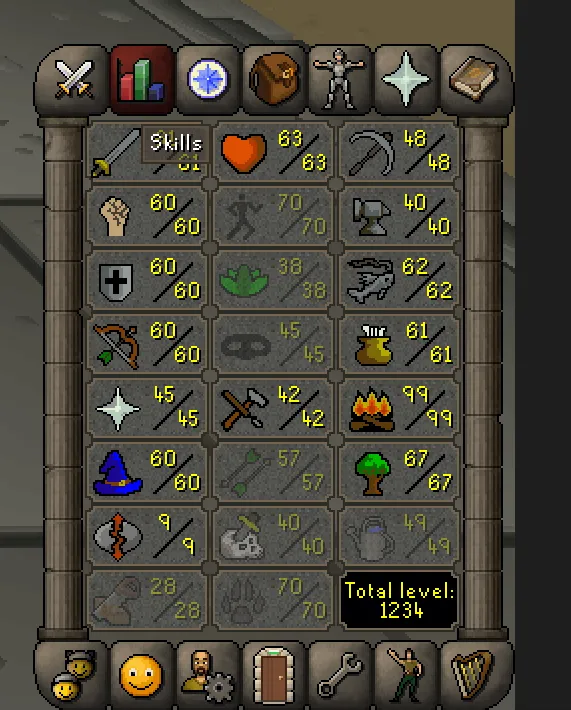 Getting back into osrs on this ironman after a couple of years What 